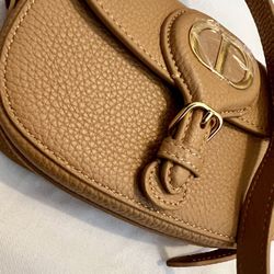 Small Real Leather Crossbody Adjustable Strap. 