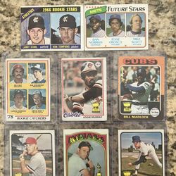 (56) 1960's, 70's & 80's- Rookie Baseball Cards: including a few HOFer's