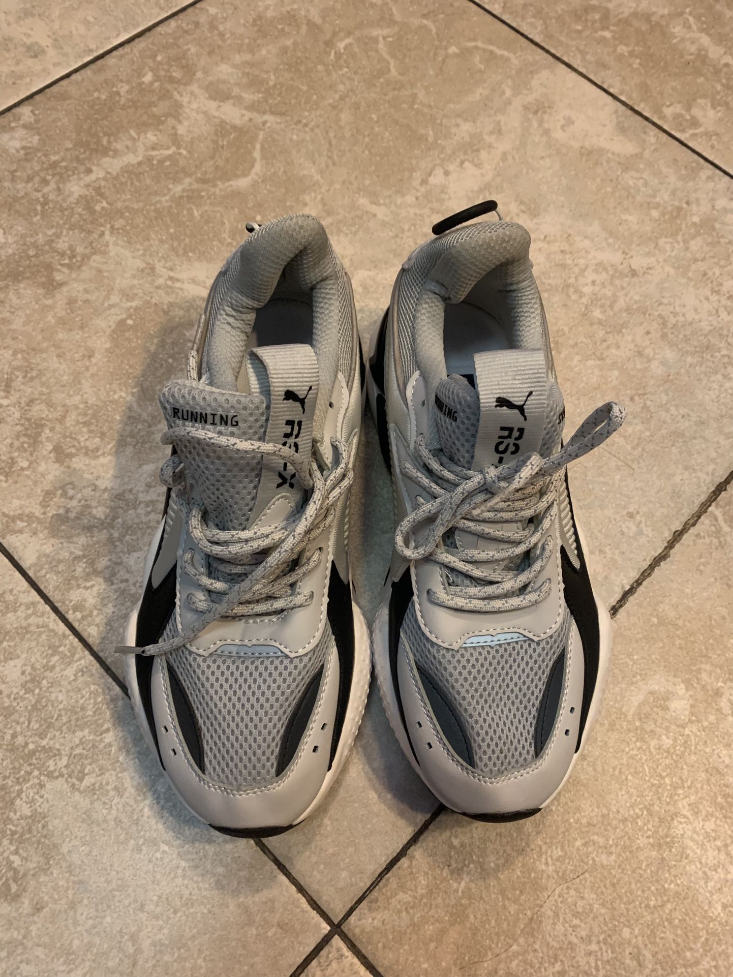 PUMA RS-X Sneakers – Gray/Black (Size 7.5) 👟
