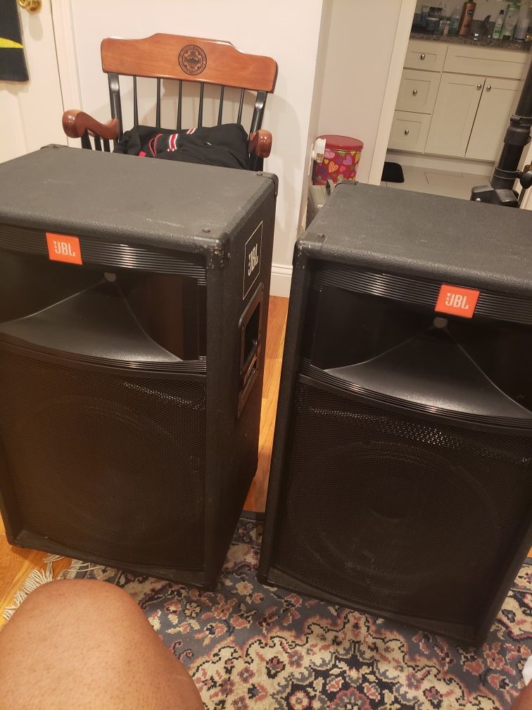 JBL TR125 speakers with speaker stands for Sale in Boston, MA OfferUp