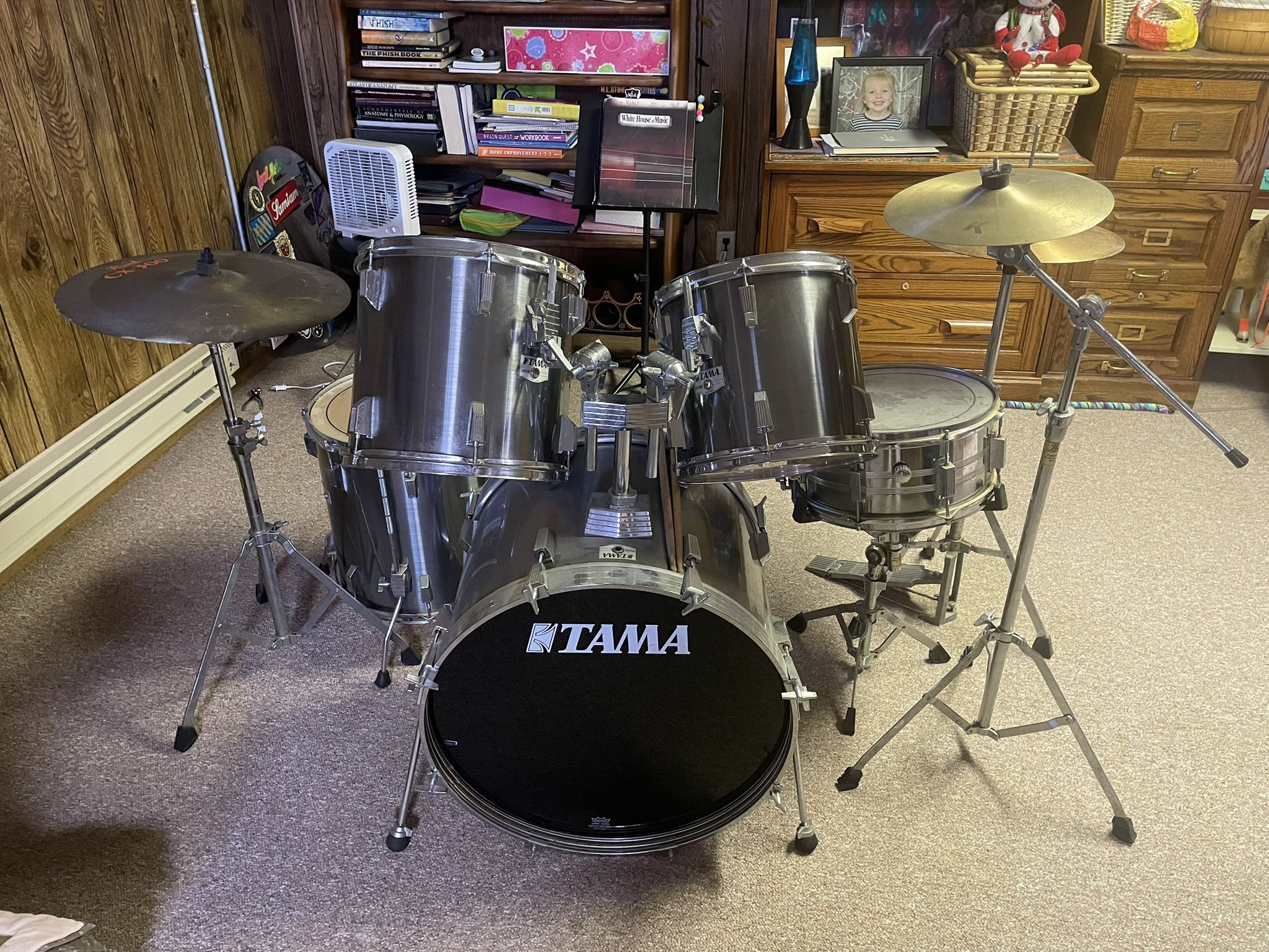 5pc Drum Set Tama Rockstar