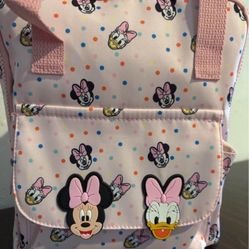 Mickey Mouse And Minnie Mouse Backpack