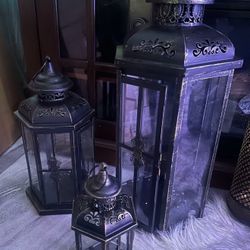 3 Piece Lanterns 