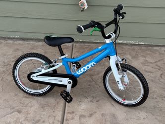 Woom 2  14 inch kids aluminum light weight bike
