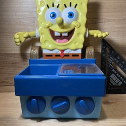 Nickelodeon Spongebob Krusty Krab Krabby Patty Grill Sound Talking Fryer Playset