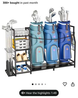 Golf bag rack. New Never Opened!