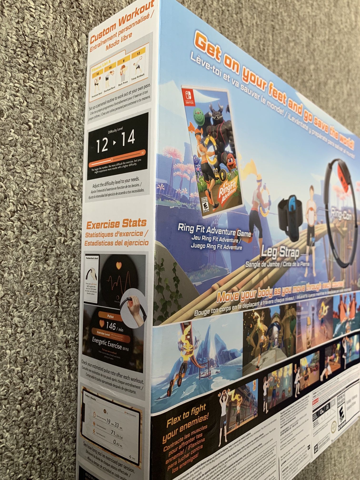 New Ring Fit Adventure for Nintendo Switch