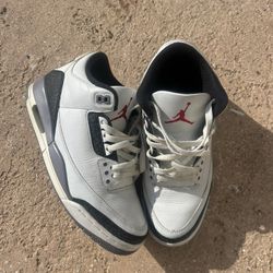 Cement Jordan 3s Size 9.5