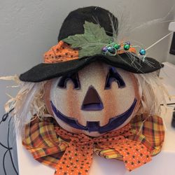 Gemmy Multi Color Scarecrow Head 