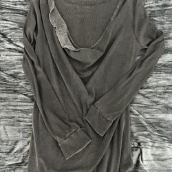 Chaser grey long sleeve top Size S Oversized fit