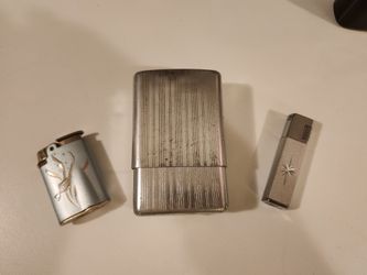 Vintage Lighters & Case