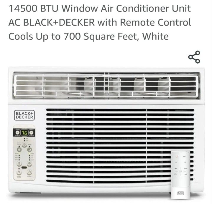 New Black & Decker 14,500 BTU AC Unit