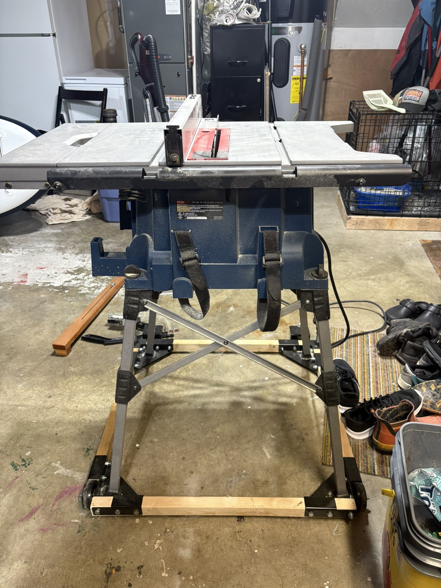 Ryobi 10” Table Saw With Wheeled Stand