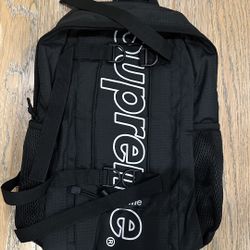 Supreme Backpack Black Color way 