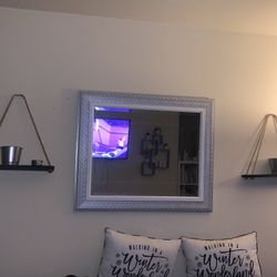 Mirror and Shelves