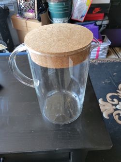 IKEA 365+ Glass Carafe with Cork Stopper