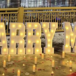 Marry Me proposal Sign 