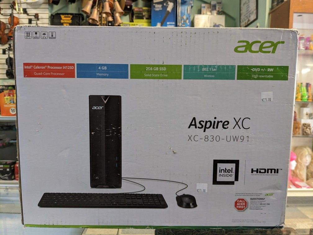 Brand New Acer Xc-830-uw91 Desktop 