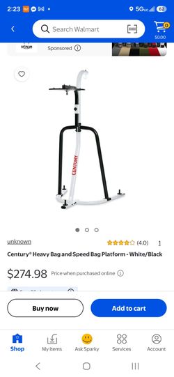 century heavy bag/speed bag stand