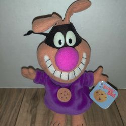 Chip the Cookie Hound Breakfast Pals Cereal Mascot Plush Cookie Crisp Toy New