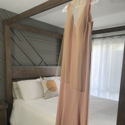 Beautiful Satin Dress For Wedding, Prom, Or Other Special Occasion 