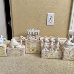 Precious Moments Porcelain Figurine Lot Of 5