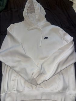 White Nike hoodie
