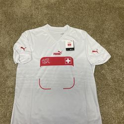 Switzerland National Team Puma 2022/23 Away  Jersey - White