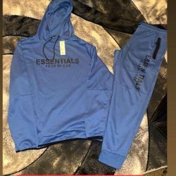 Blue Men Nike Sweatsuit Size 2x Only 