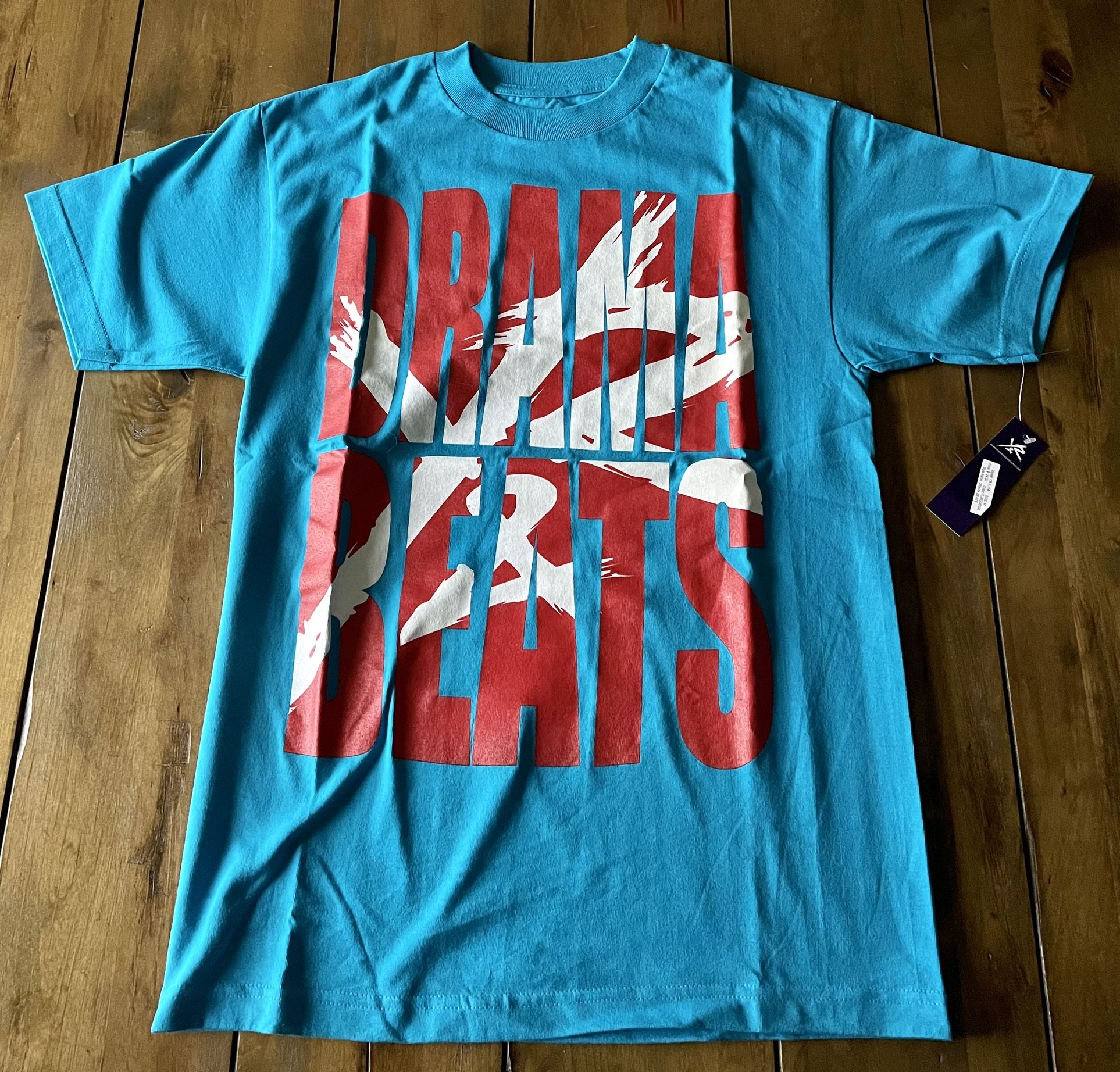 Young & Reckless Drama Beats Graphic T-Shirt - NWT - Mens Medium - Turquoise
