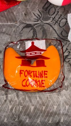 Squishy fortune cookie