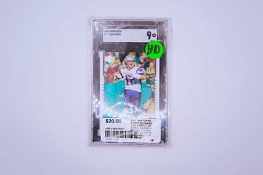 2007 upper deck, Tom Brady trading card