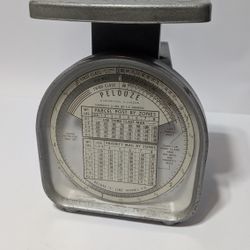 Vintage Pelouze Y5 Deluxe 5 lb Postal Scale May 1971 Evanston Illinois USA

