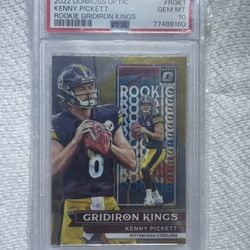 2022 DONRUSS OPTIC KENNY PICKETT ROOKIE GRIDIRON KINGS PSA 10
