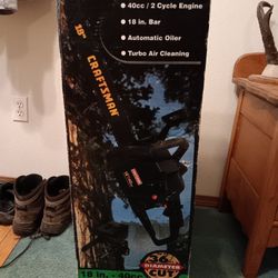 Craftsman 40cc 18 Inch Gas Chainsaw New