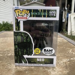 Funko Pop 1172 Neo GITD (Matrix) BAM Exclusive 