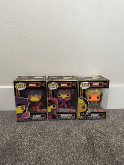 Marvel Funko Pops - X-men black light