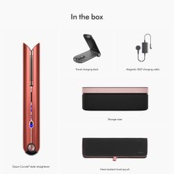 Dyson Special Edition Corrale Styler Straightener in Strawberry Bronze