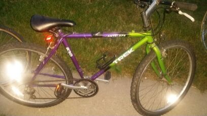 Trek Antelope 830 purple and green mens