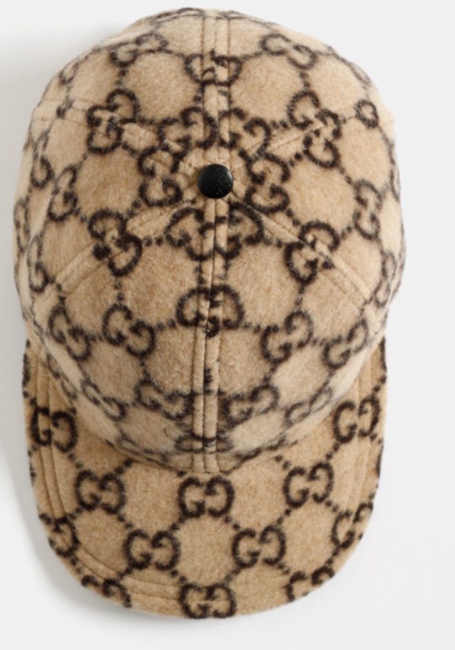 Gucci cruise 2020 the Beige Wool baseball cap