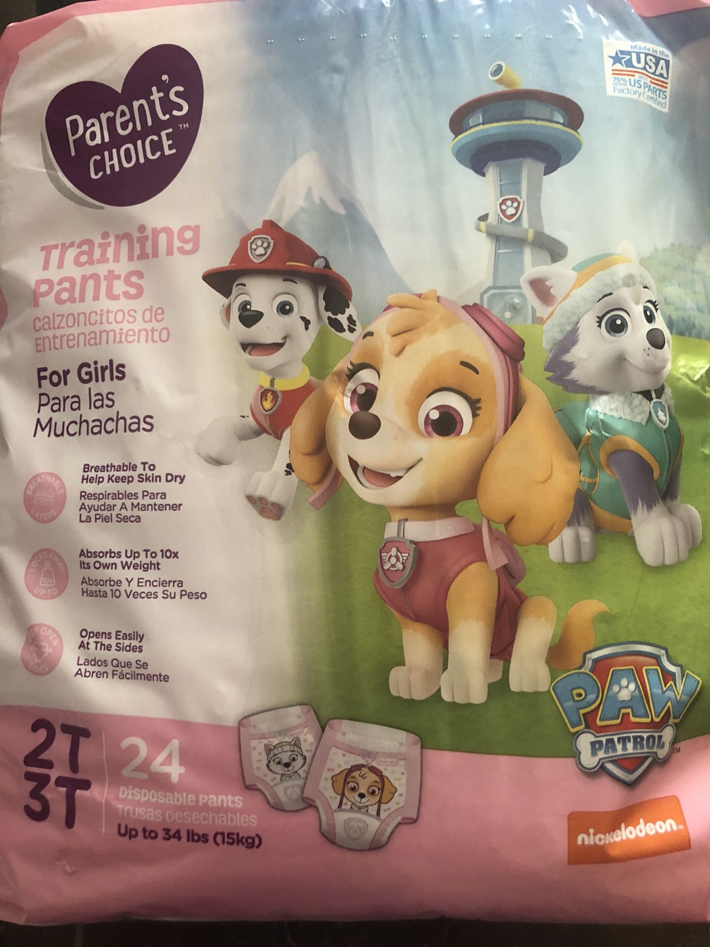 Paw Patrol Pull-Ups. Training Diapers 2T-3T for Sale in Las Vegas