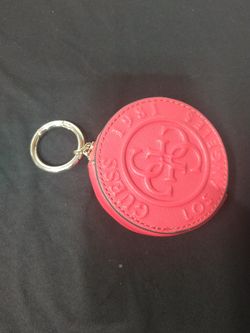 Guess Red coin purse with keychain
