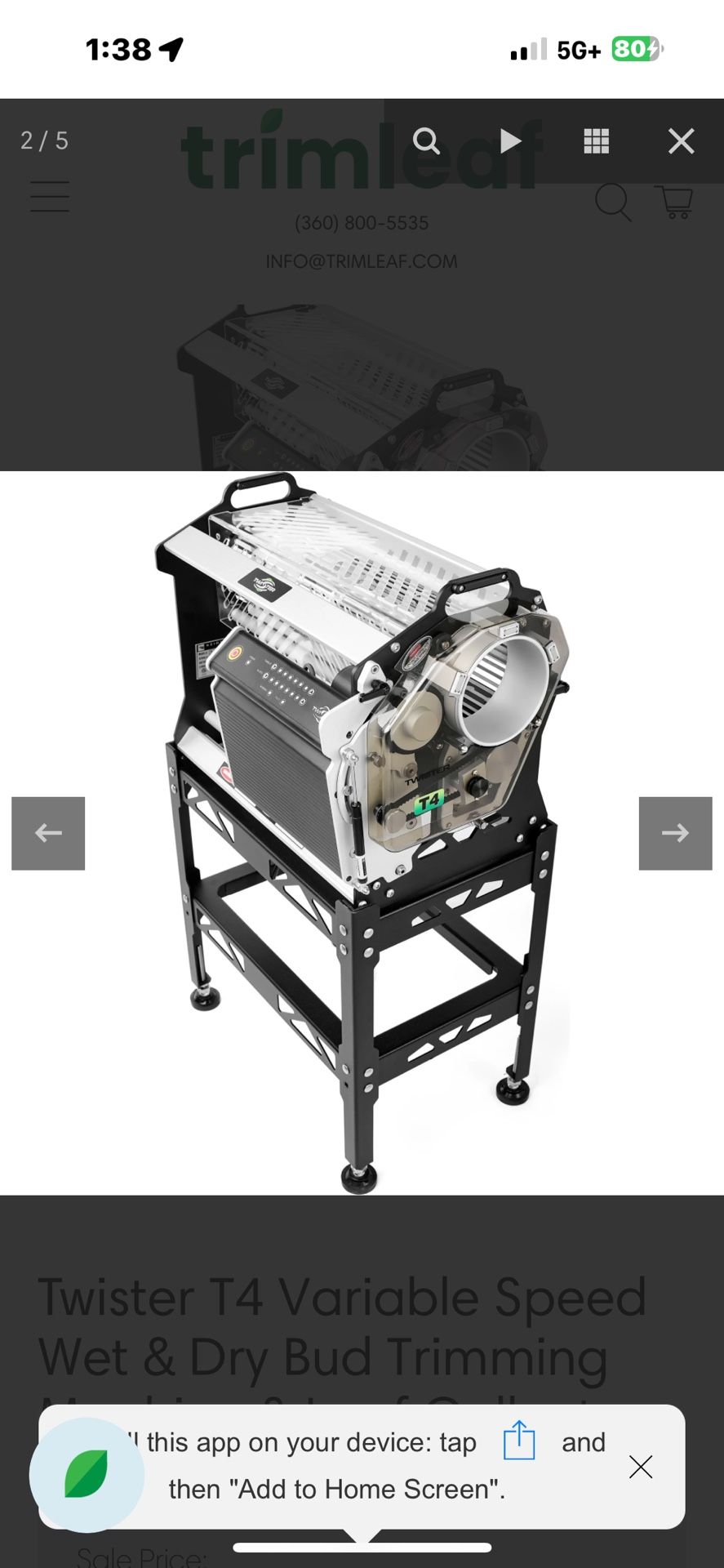 Twister T4, Variable, Wet, And Dry Bud Trimmer