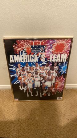 Dream Team poster framed