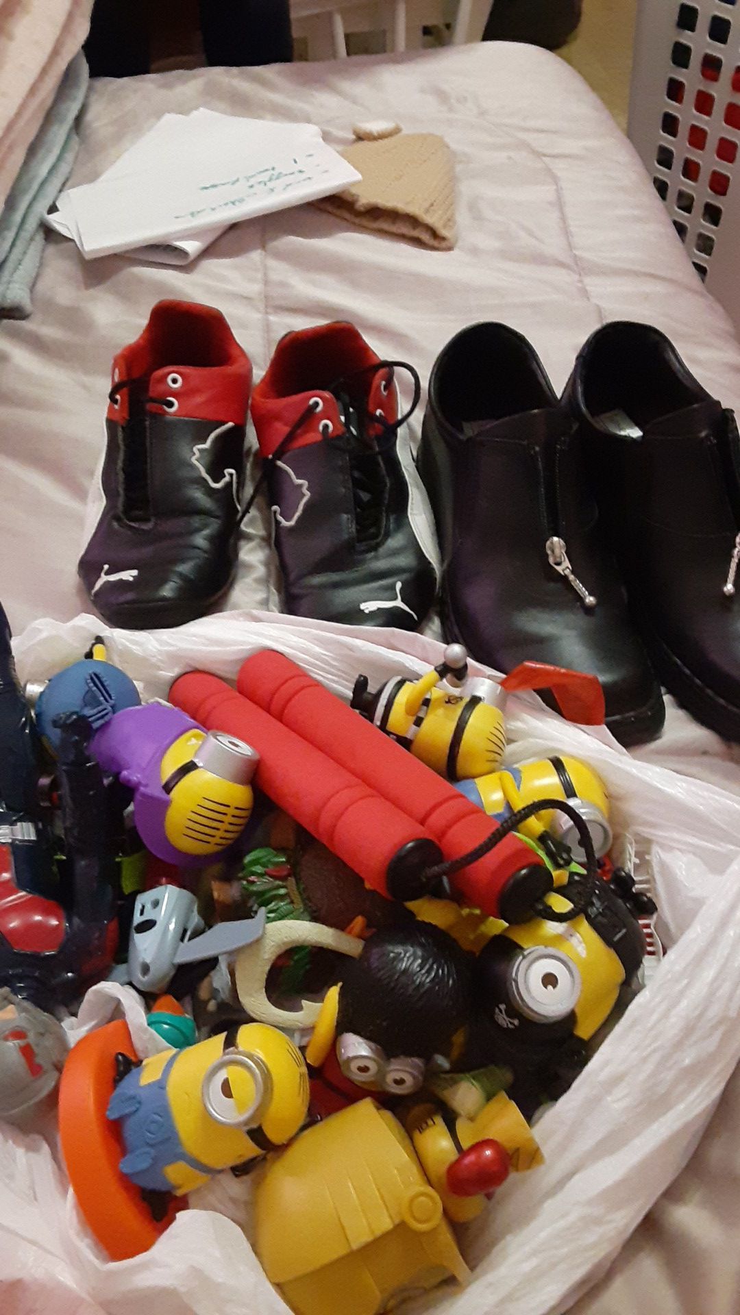 Kids toys and shoes