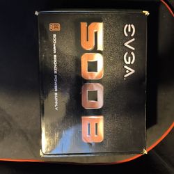 EVGA 500b Power Supply 80 Plus Bronze