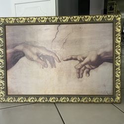 Creation of Adam painting