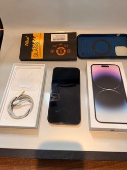 I-Phone 14 Pro Max with Box and Accessories