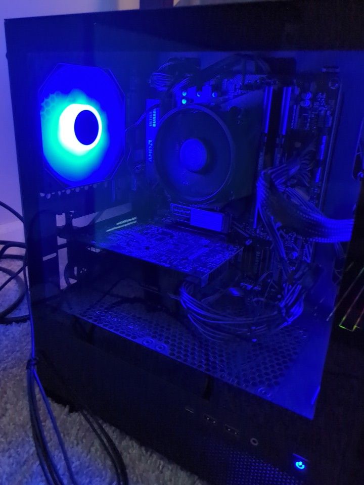 Nice-looking, Cheap Black PC with 15 RGB Color Modes and Built-in Wifi