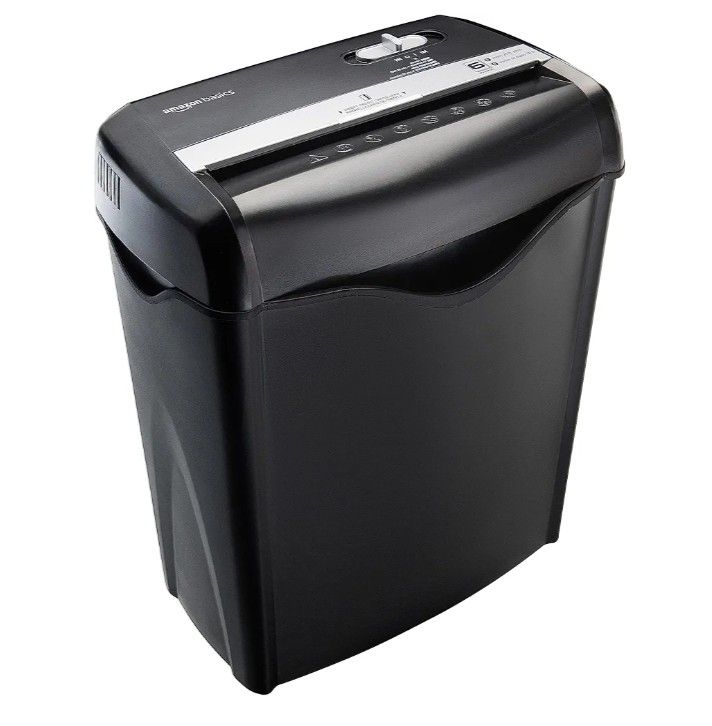 Cut Paper And Credit Card 3.8 Gallon Bin .Black